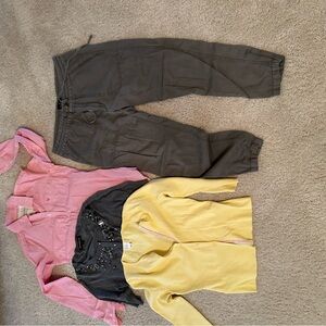 American Eagle Outfitters Gray Utility Cargo Pants